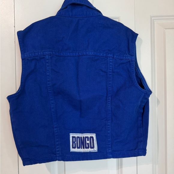 Vintage BONGO Blue Denim Vest - Picture 2 of 4